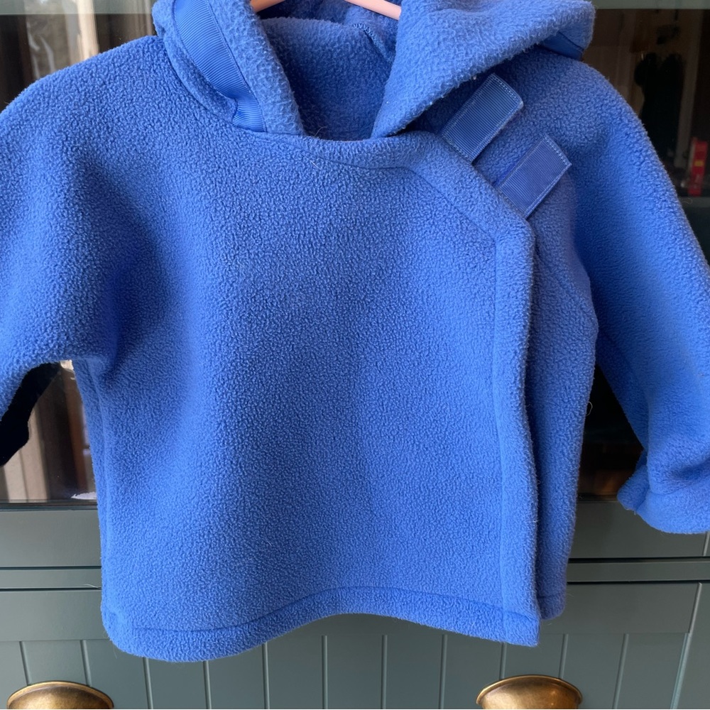 Widgeon fleece jacket 12M royal blue excellent condition